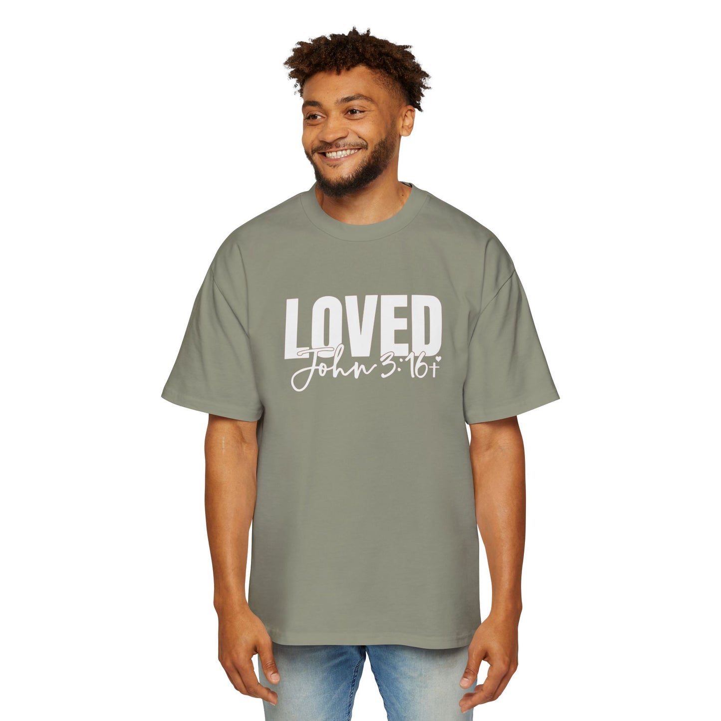 Oversized Tee Love John 3:16