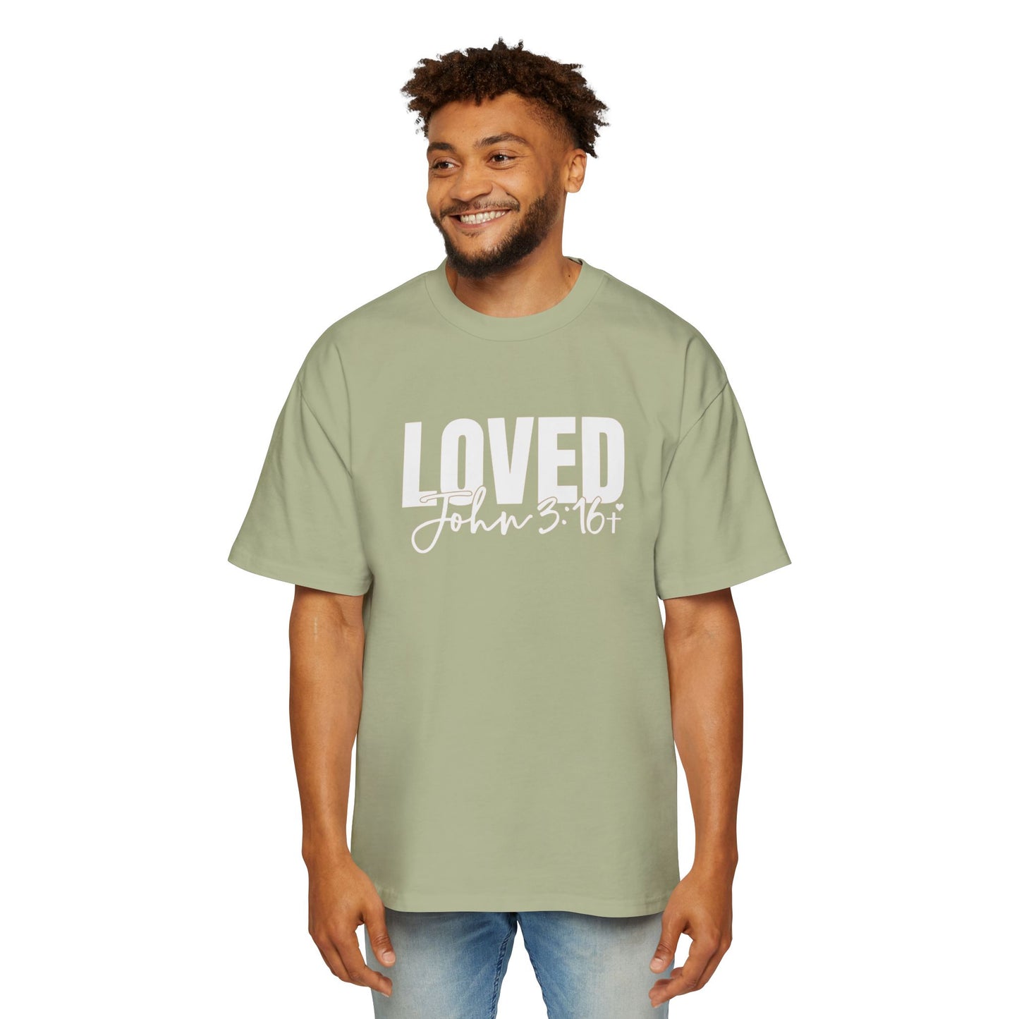 Oversized Tee Love John 3:16