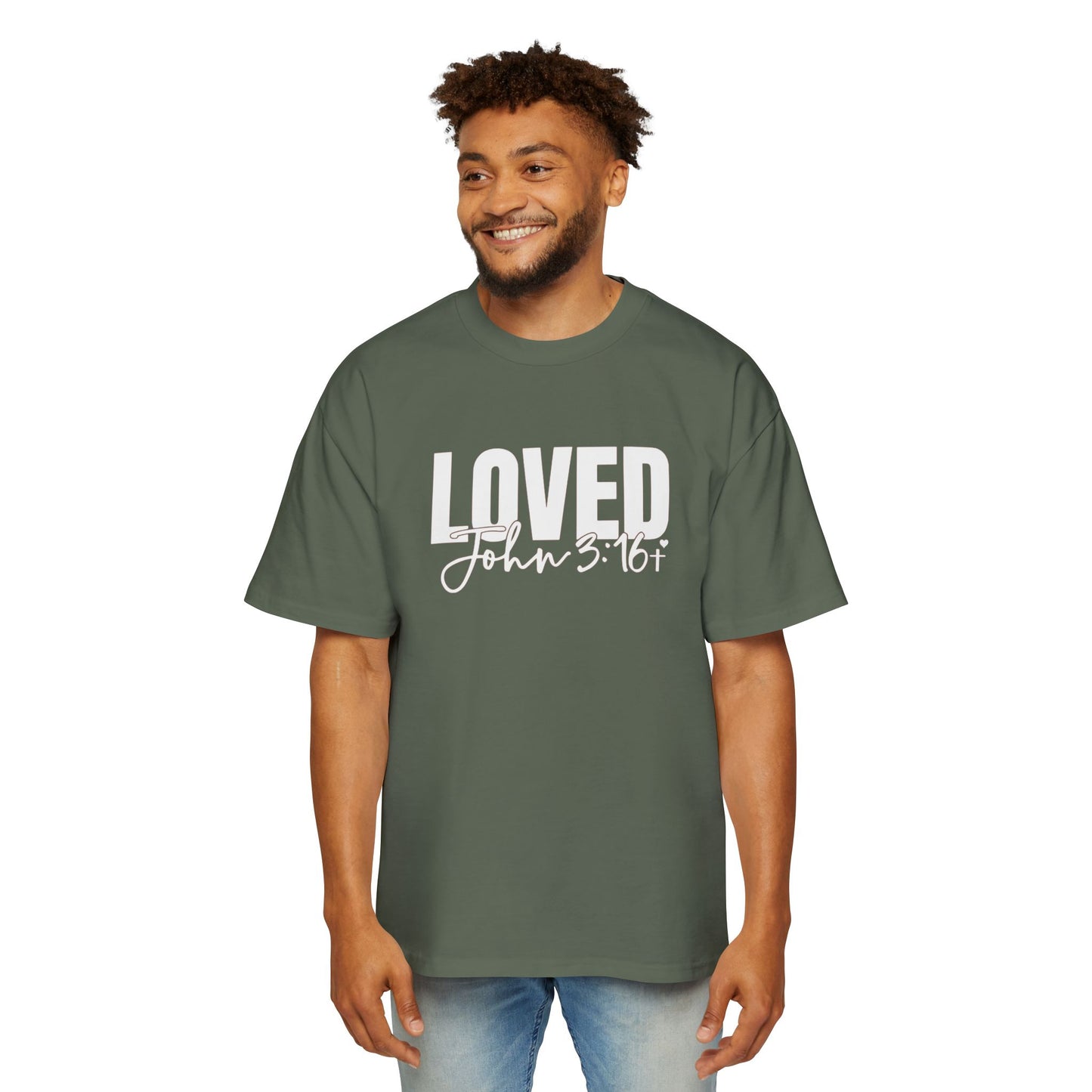 Oversized Tee Love John 3:16